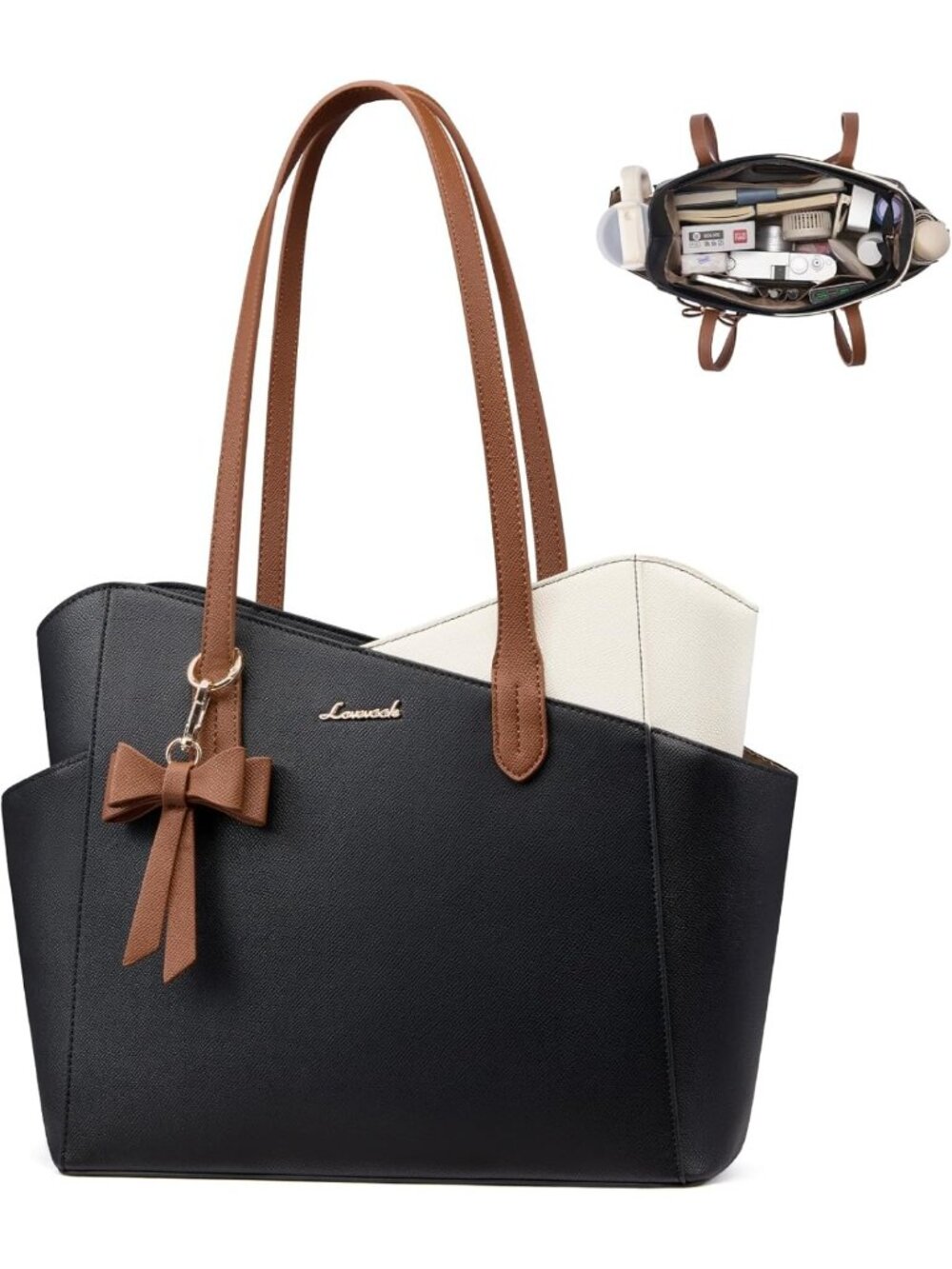 Chic Small Tote Purse for Women, 2026 Structured PU Leather Handbag, Stylish